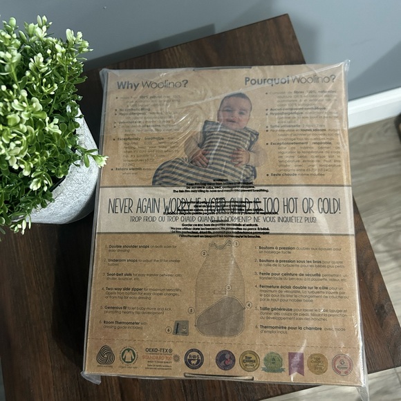 Woolino Sleep Sack Night Sky - Picture 5 of 6